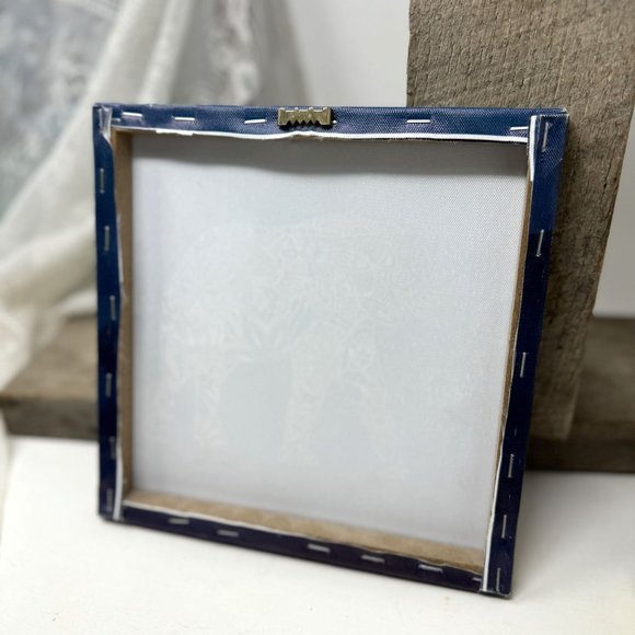 Interesting Painting Of a Elephant 8-1/2" by *-1/2" - Picture 4 of 5